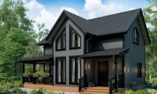 Проекты каркасных домов с террасой от 3681 рублей | Строй-Влк